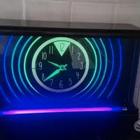 Rara lampada+ orologio GEMINI NEON 1988 MIAMI VICE