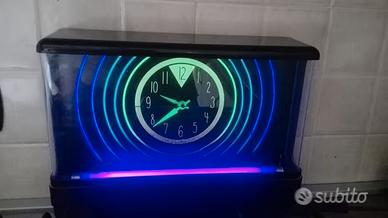 Rara lampada+ orologio GEMINI NEON 1988 MIAMI VICE