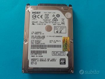HDD 1TB HGST 2,5"
