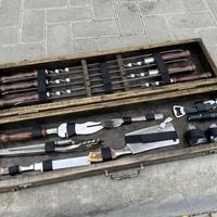 Set barbecue in legno