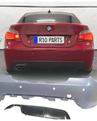 PARAURTI POSTERIORE BMW E60 LCI 07-10 LOOK M PDC