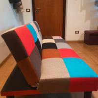 divano a quadri reclinabile 