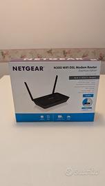 Modem Router Netgear N300 WiFi D1500 