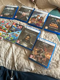 Giochi ps5 e nintendo switch