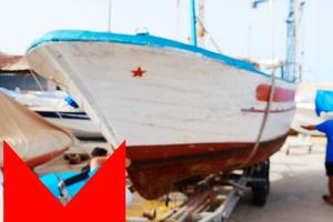 Barca con licenza di pesca