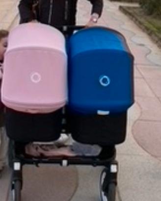 Passeggino gemellare fratellare donkey 3 bugaboo