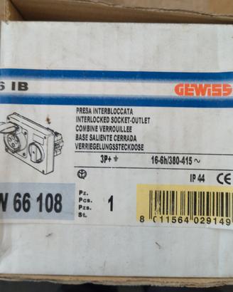 Presa Inter bloccata Gewiss 