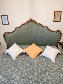 Testata letto artigianale fiorentina in legno