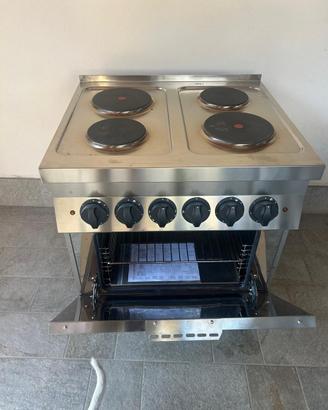 Cucina elettrica professionale con forno