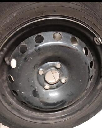 2 gomme seminuove fiat panda 2012