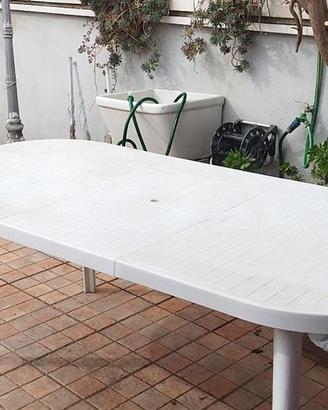 Set Giardino NARDI: Tavolo Allungabile + 8 Sedie