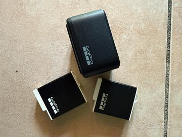 Batterie gopro 12 + case di ricarica