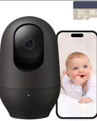 Telecamera sorveglianza nooie 360 baby monitor