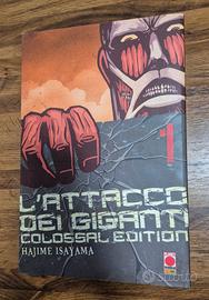 Manga L'attacco dei giganti Colossal Edition 1