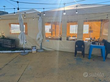 Gazebo tendastruttura