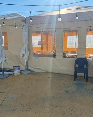 Gazebo tendastruttura