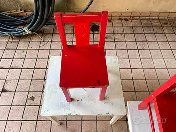 Tavolo e sedie bambini