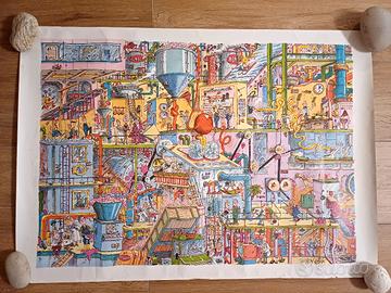 Poster Pubblicitario Henkel Steffen Köpf Vintage