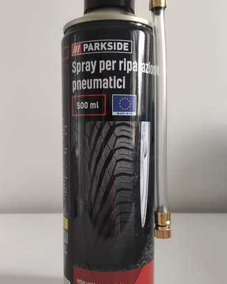 Spray riparazione foratura pneumatico auto