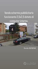 Schermo pubblicitario 2,5x2,5