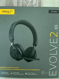 cuffie wireless jabra evolve 2 65