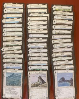 Carte  Middle Earth MECCG lotto Signore Anelli