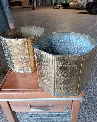 fioriere ottone
