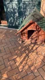 Cuccia da esterno per cane di taglia media