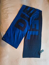 Sciarpa Diesel Blu nuova con cartellino