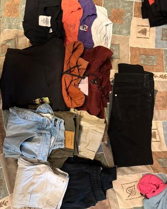 felpe/jeans/bermuda/magliette