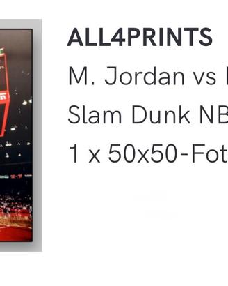 Quadro ALL4PRINTS HP Michael Jordan