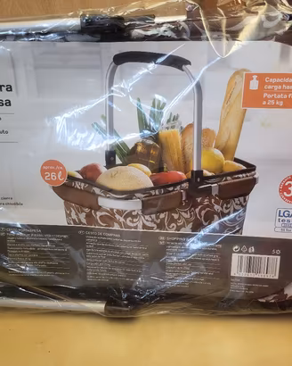 cesto borsa per il pic nic  o per altri usi  nuova