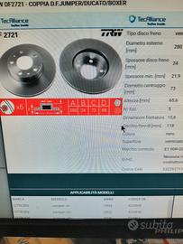 Dischi Jumper /Ducato/ Boxer df 2721