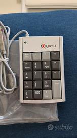 tastierino numerico Hamlet Exagerate + hub usb