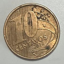 Moneta 10 centavos Real Brasiliano