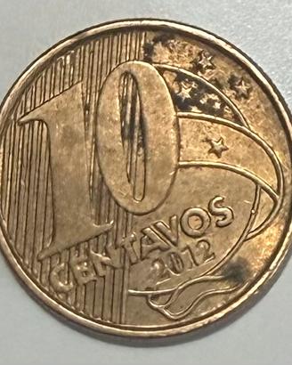 Moneta 10 centavos Real Brasiliano