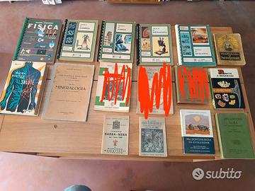 Scienze salute  minerali chimica vintage tavole