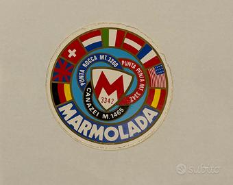 Adesivo originale vintage anni 80 STICKERS MARMOLA