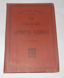 ESERCIZI ARITMETICA RAZIONALE PANIZZA 1898 HOEPLI