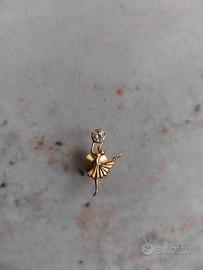 Spilla Pin "Ballerina" in Oro Giallo 18kt (750) - 