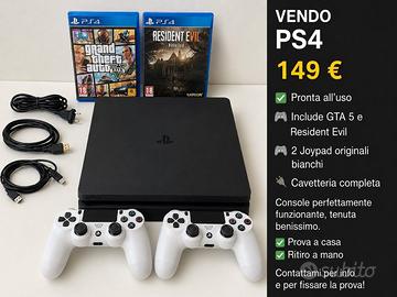 PS4 CON GTA5 E RESIDENT EVIL - 1 TERA