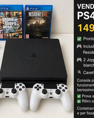 PS4 CON GTA5 E RESIDENT EVIL - 1 TERA