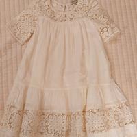 Abito TWIN SET cotone e pizzo 10 anni