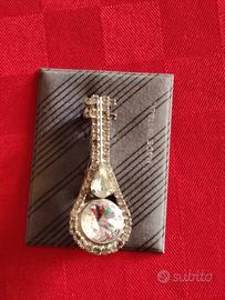Spilla Vintage a Chiave con Strass - Made in Italy
