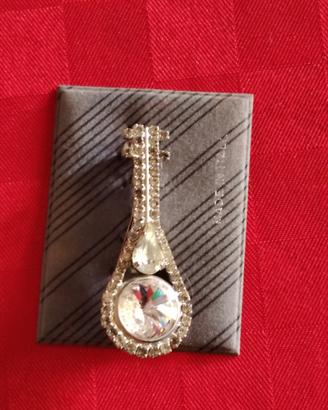Spilla Vintage a Chiave con Strass - Made in Italy