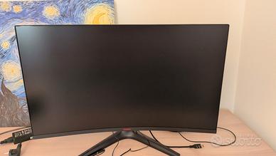 KOORUI monitor gaming  31,5 pollici curvo. 