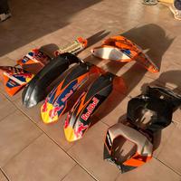 Plastiche varie ktm exc