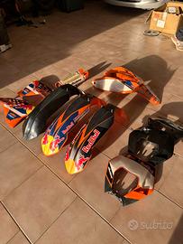 Plastiche varie ktm exc