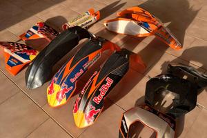 Plastiche varie ktm exc
