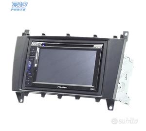 CORNICE NERA AUTORADIO 2-DIN MERCEDES CLASSE-C W20